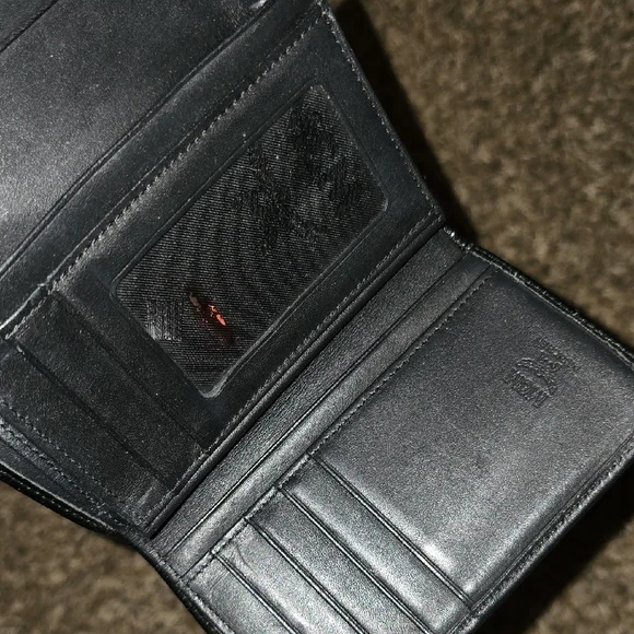 Authentic MCM Black and Gray Leather Wallet - Picture 3 of 12